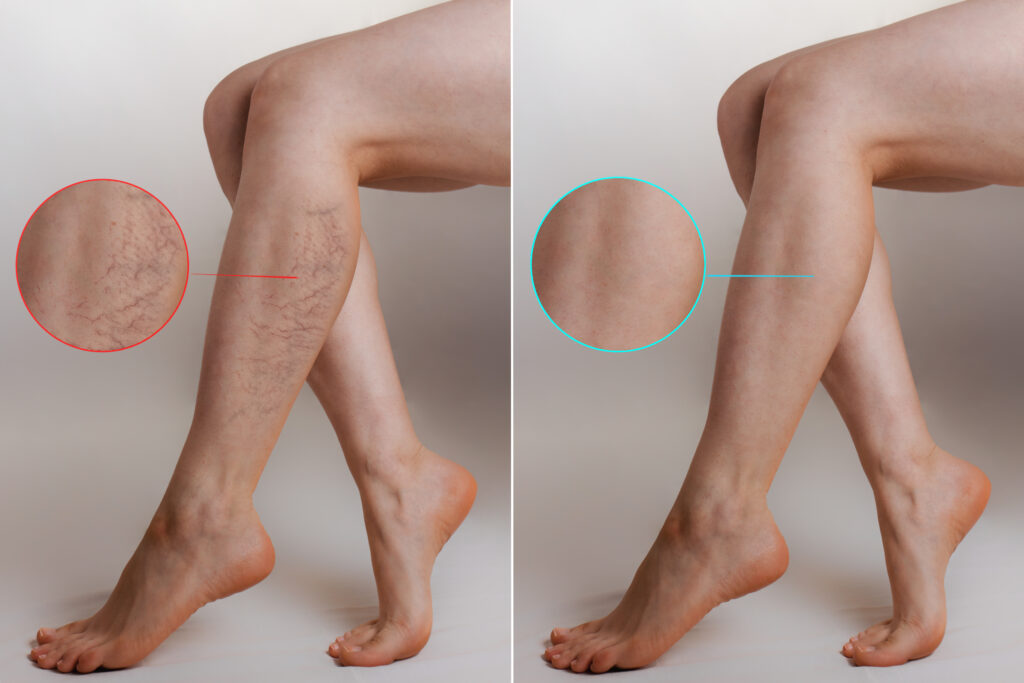 Varicose veins on legs