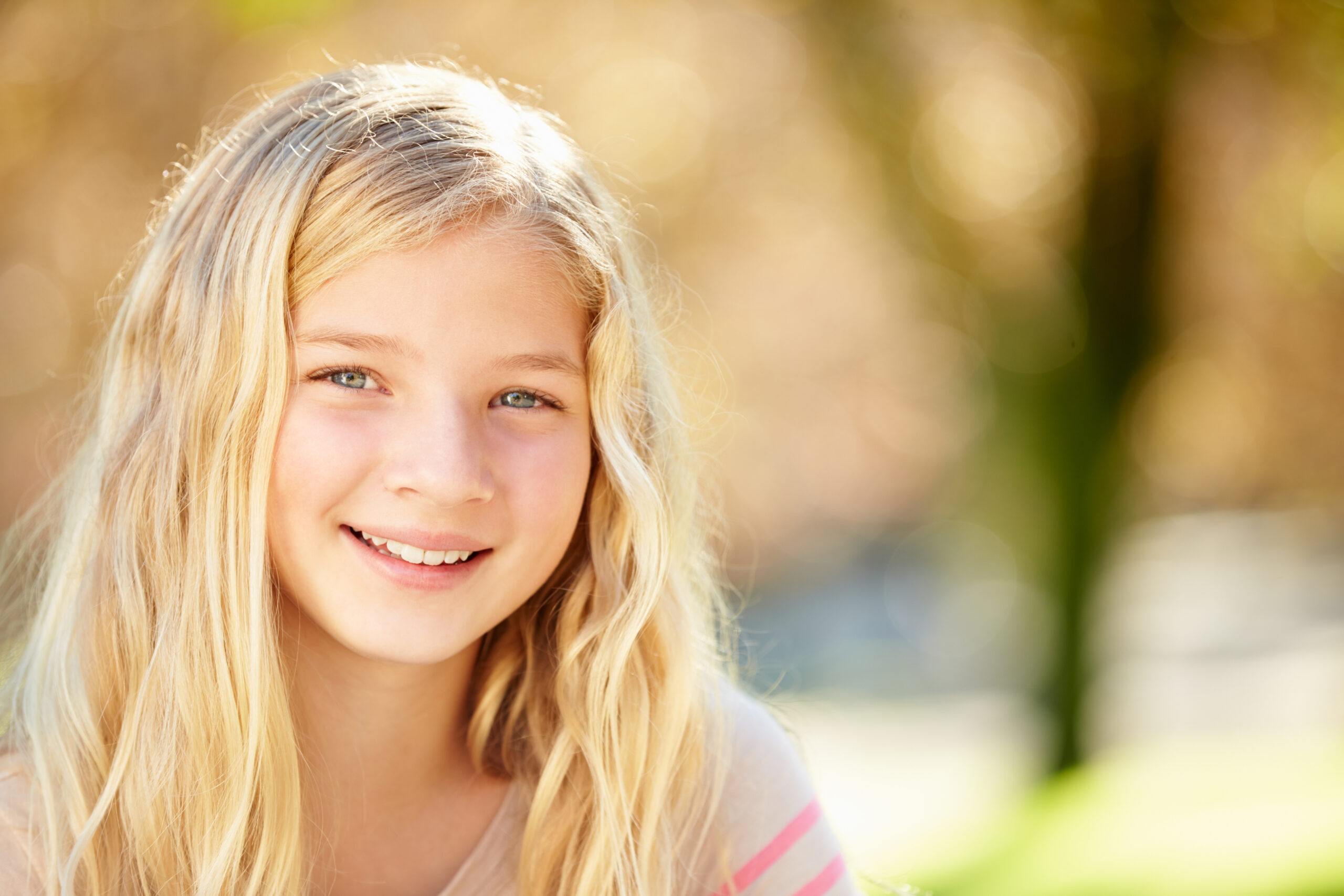 Child with clear skin